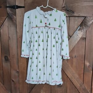 Sugar Bee White Ruffled Girls Nightgown 97% Cotton